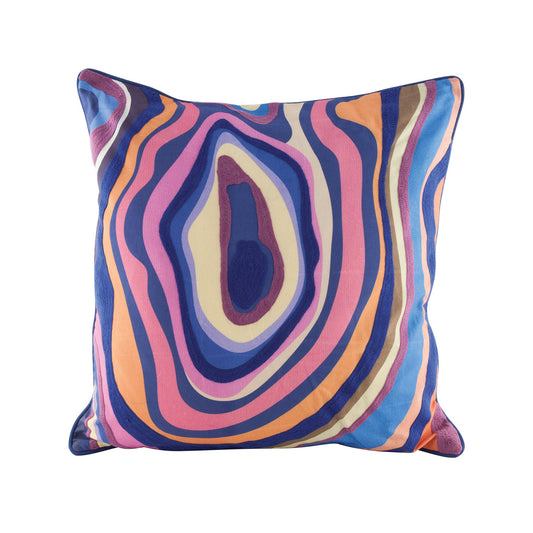 Dimond Home Vibrant Agate Pillow With Goose Down Insert | Modishstore | Pillows