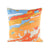 Dimond Home Orange Topography Pillow With Goose Down Insert | Modishstore | Pillows