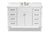 baxton studio monte 48 inch transitional white finished wood and marble single sink bathroom vanity | Modish Furniture Store-6