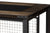 baxton studio arcene rustic and industrial antique grey fabric upholstered 5 piece pub set | Modish Furniture Store-3