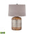 Dimond Lighting German Silver Drum Table Lamp | Modishstore | Table Lamps