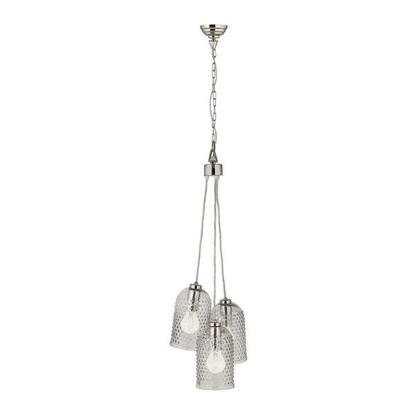Dimond Lighting Hammered Glass Pendant Cluster | Modishstore | Pendant Lamps