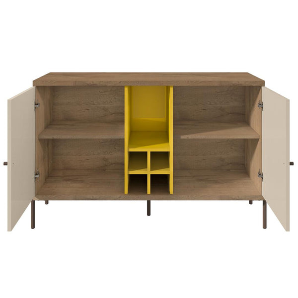 Manhattan Comfort Joy 4-Bottle Wine Buffet Stand | Sideboards | Modishstore-24