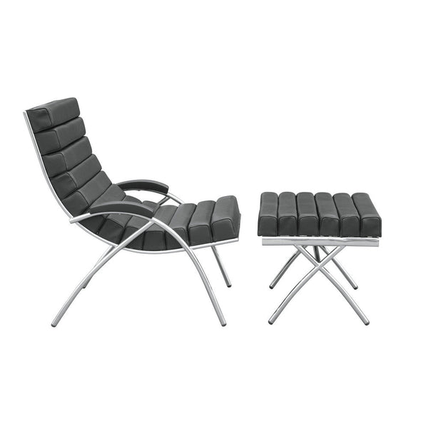 Fine Mod Imports Classic Chair & Ottoman | Lounge Chairs | Modishstore-4