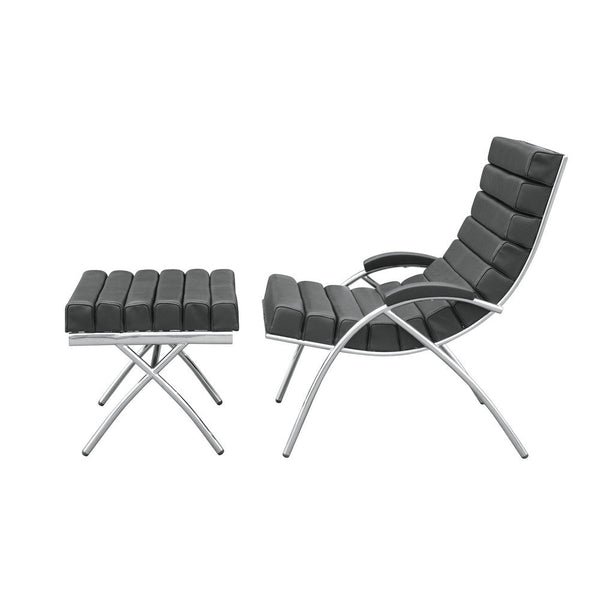 Fine Mod Imports Classic Chair & Ottoman | Lounge Chairs | Modishstore-6