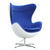 Fine Mod Imports Fiesta Fiberglass Chair In Wool | Accent Chairs | Modishstore-3