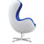 Fine Mod Imports Fiesta Fiberglass Chair In Wool | Accent Chairs | Modishstore-11