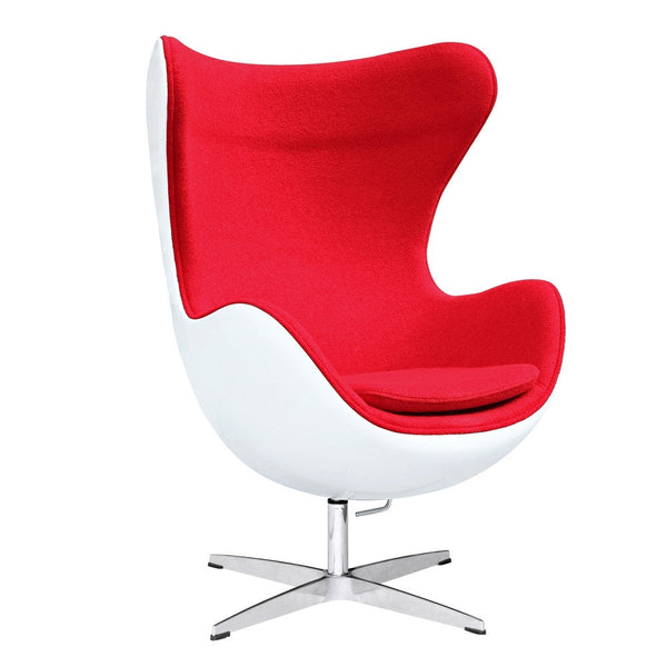 Fine Mod Imports Fiesta Fiberglass Chair In Wool | Accent Chairs | Modishstore-6