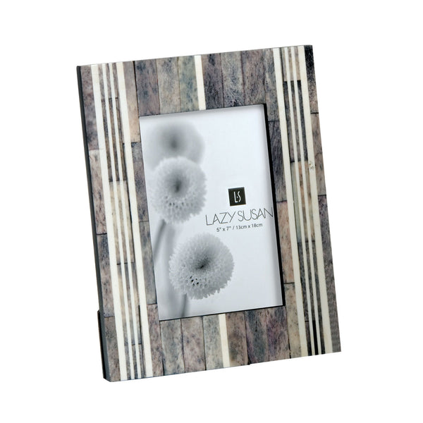 Dimond Home Gray And White Horn And Bone Frame