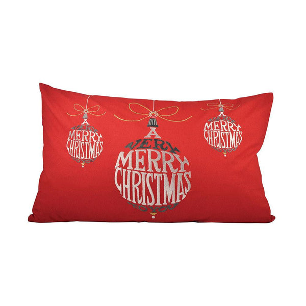 Pomeroy Very Merry Christmas 26 x 16 Lumbar Pillow | Modishstore | Pillows