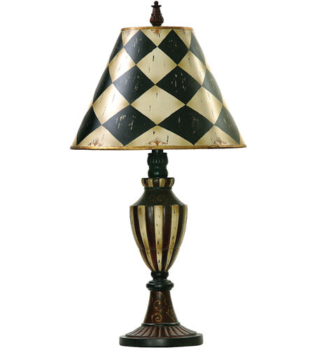Dimond Lighting Harlequin & Stripe Urn Table Lamp Table Lamps, Dimond Lighting, - Modish Store