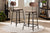 Baxton Studio Varek Vintage Rustic Industrial Style Bamboo and Rust-Finished Steel Stackable Bar Stool Set | Modishstore | Bar Stools