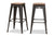 baxton studio henri vintage rustic industrial style tolix inspired bamboo and gun metal finished steel stackable bar stool set | Modish Furniture Store-3