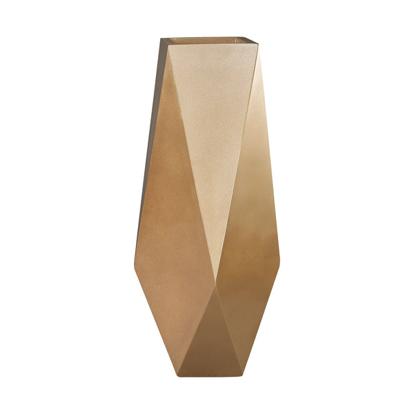 Dimond Home Qattara Planter In Champagne Gold | Modishstore | Planters, Troughs & Cachepots