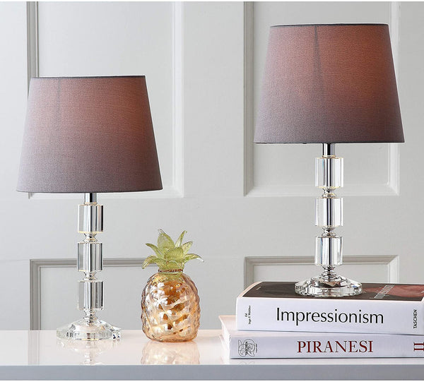 Safavieh Erin Crystal Cube Lamp | Table Lamps |  Modishstore 