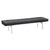 Fine Mod Imports Pika 3 Seater Bench In Genuine Leather | Stools & Benches | Modishstore-2