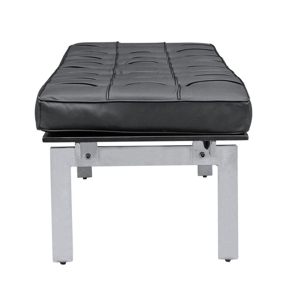 Fine Mod Imports Pika 3 Seater Bench In Genuine Leather | Stools & Benches | Modishstore-5