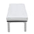 Fine Mod Imports Pika 3 Seater Bench In Genuine Leather | Stools & Benches | Modishstore-7