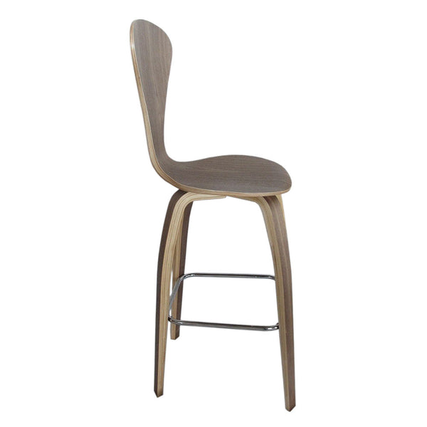 Fine Mod Imports Wooden Bar Chair 30