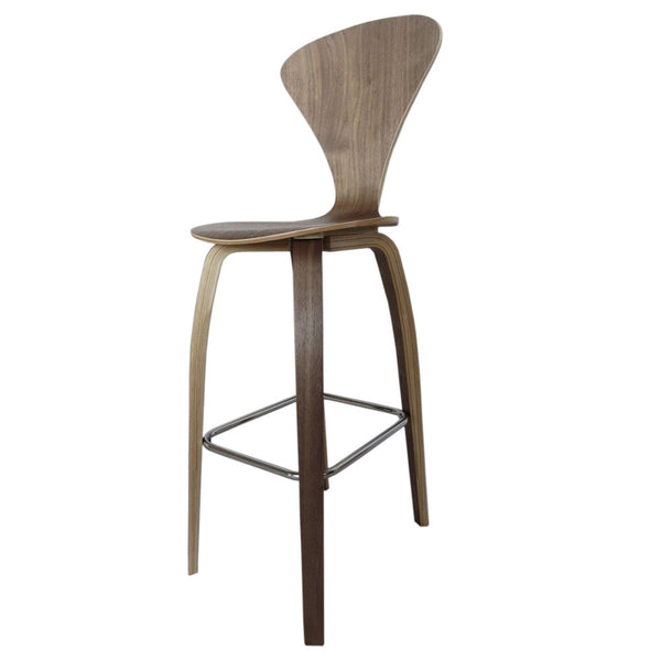 Fine Mod Imports Wooden Bar Chair 30