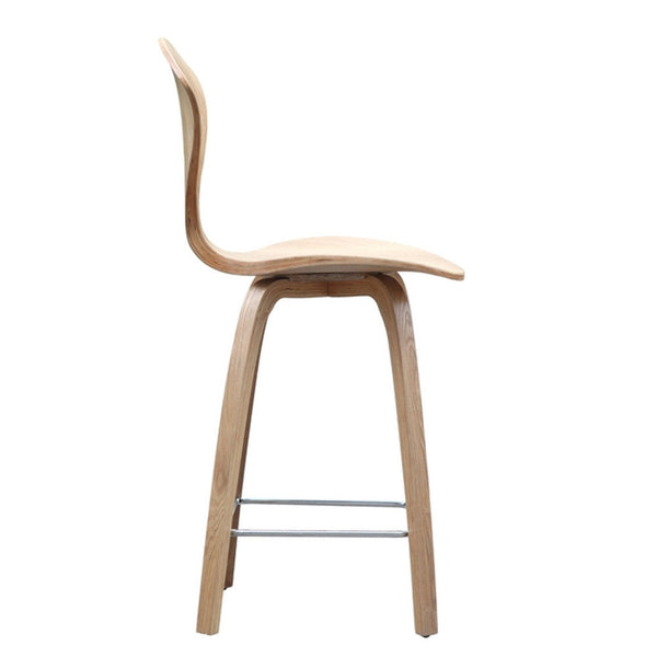 Fine Mod Imports Wooden Counter Chair 25