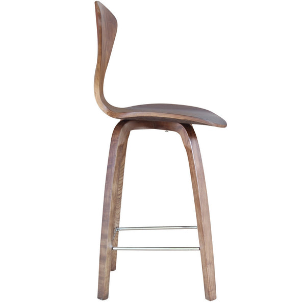 Fine Mod Imports Wooden Counter Chair 25