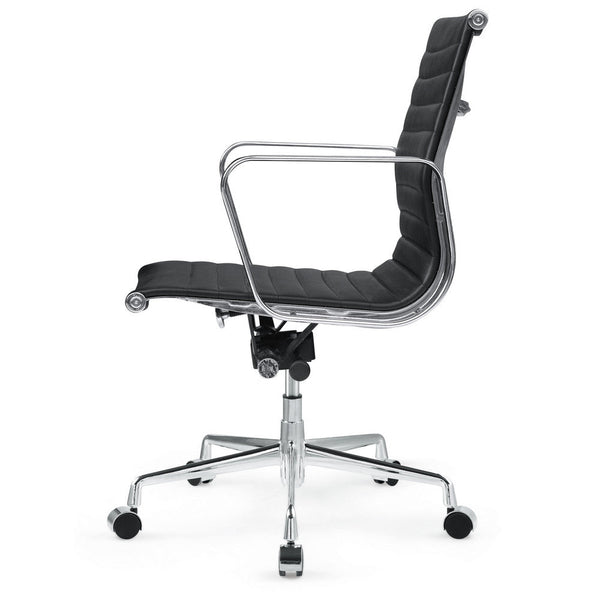 Fine Mod Imports Togo Mid Back Leather Office Chair | Office Chairs | Modishstore-6