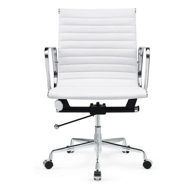 Fine Mod Imports Togo Mid Back Leather Office Chair | Office Chairs | Modishstore-7