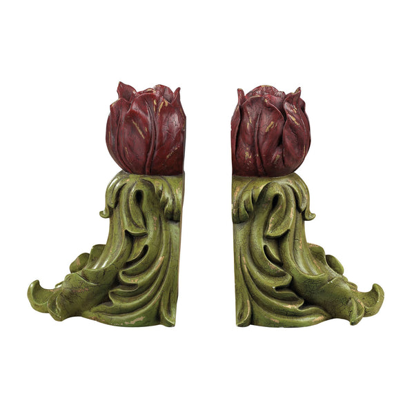 ELK Lighting Rosebud Book Ends-Js Bookends, ELK Lighting, - Modish Store | Modishstore | Bookends