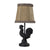 Dimond Lighting Braysford Mini Rooster Lamp in Black | Modishstore | Table Lamps