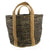 HomArt Woven Storage Leather & Hemp Basket-2