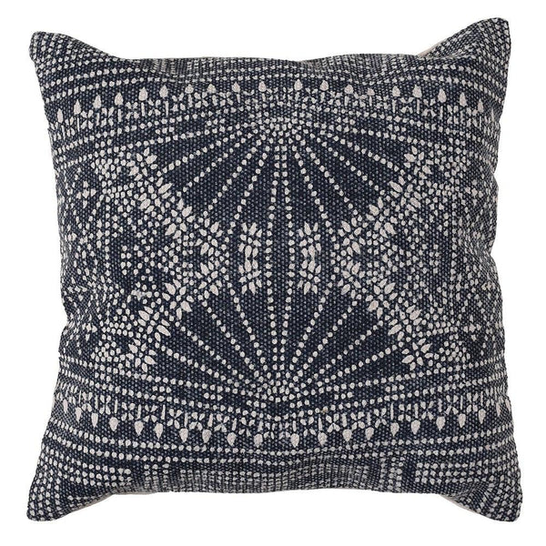 HomArt Indigo Batik Pillow 16x16 - Indigo Batik - Set of 2 | Modishstore | Pillows