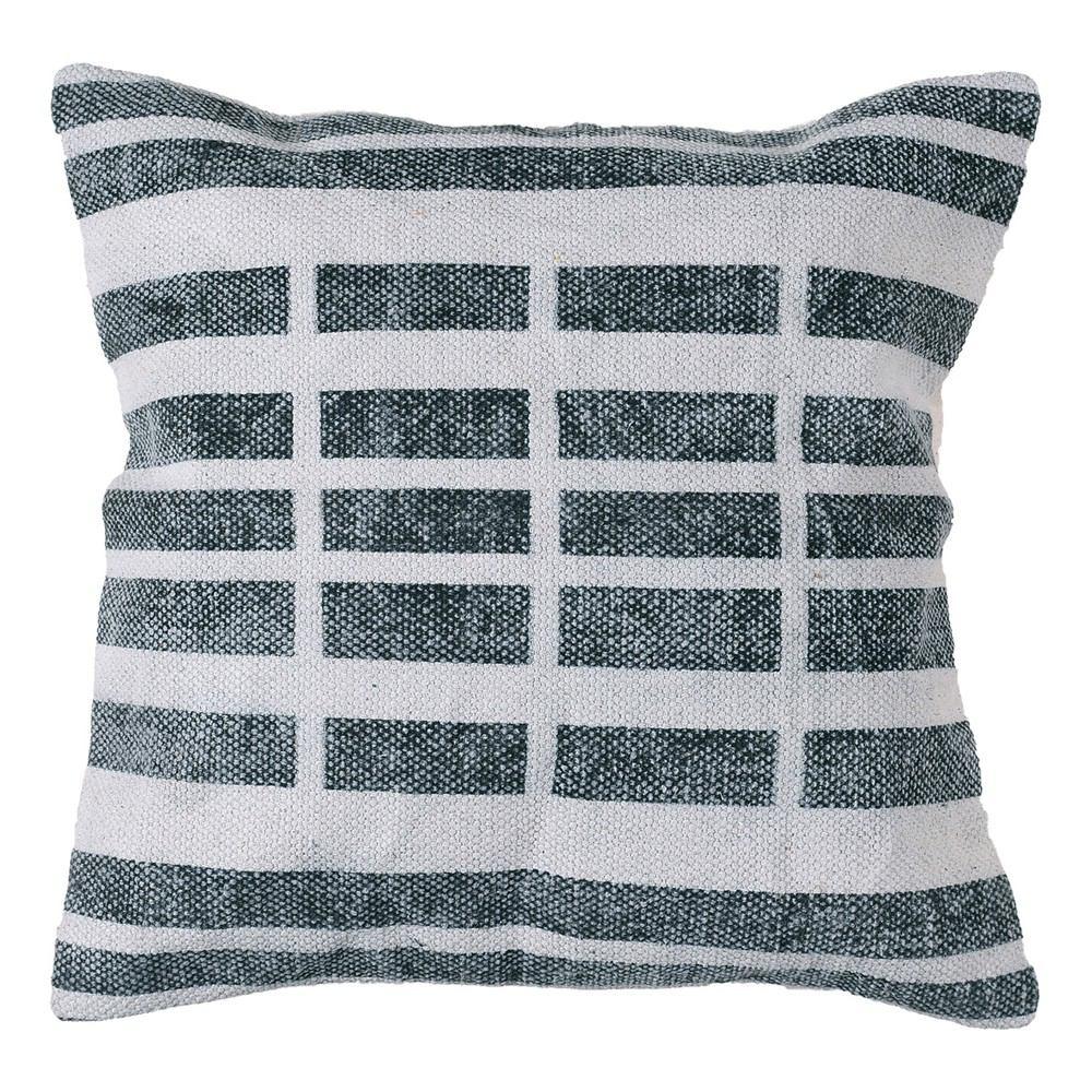 HomArt Block Print Pillow - 16x16 - Broken Stripe-3
