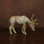 HomArt Bavarian Forest Stag Grazing - Beige Sari-5