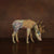 HomArt Bavarian Forest Stag Grazing - Beige Sari-6
