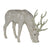 HomArt Scandinavian Stag Grazing - Embroidered White - Set of 2 - Feature Image-2