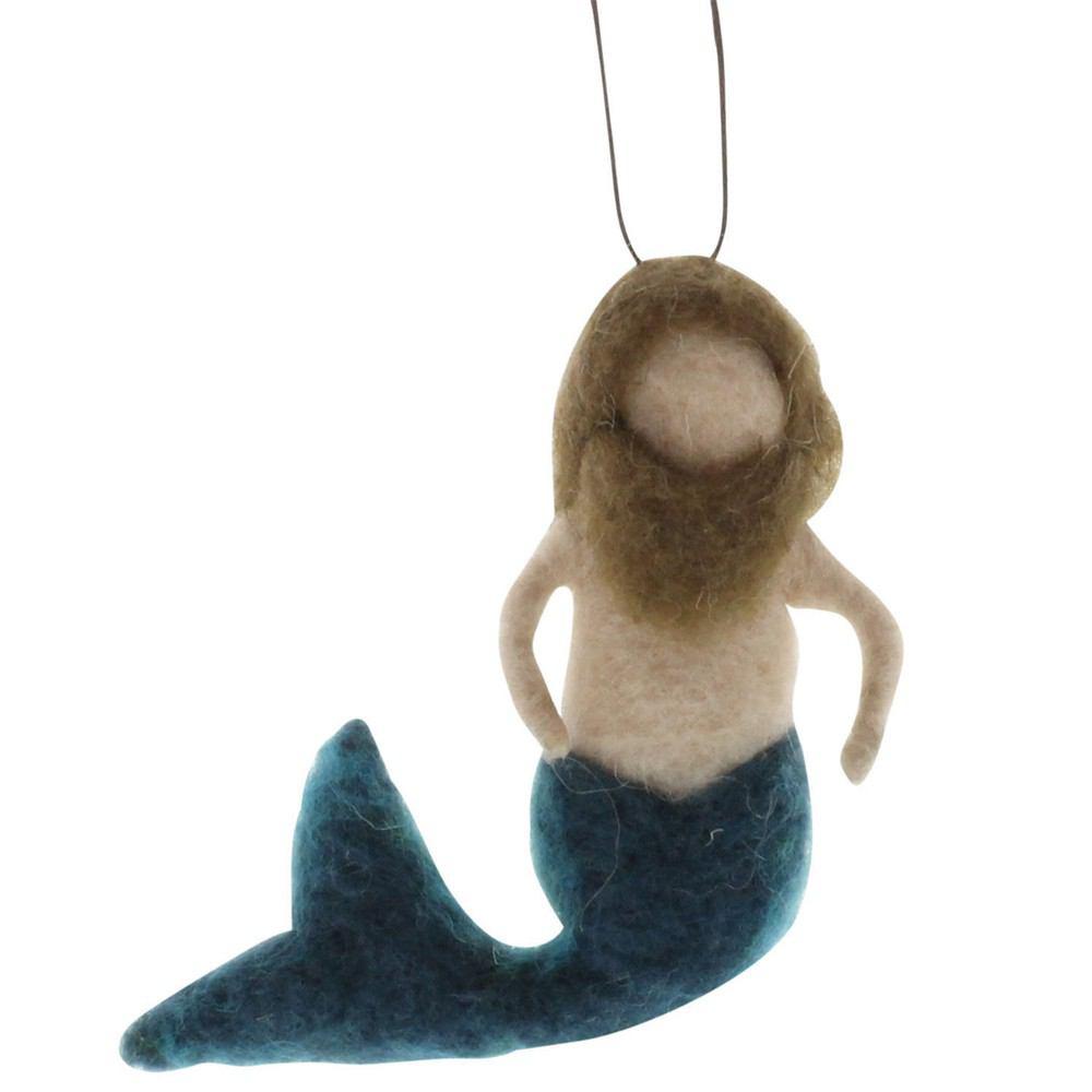 HomArt Felt Merman Ornament - Set of 6-2