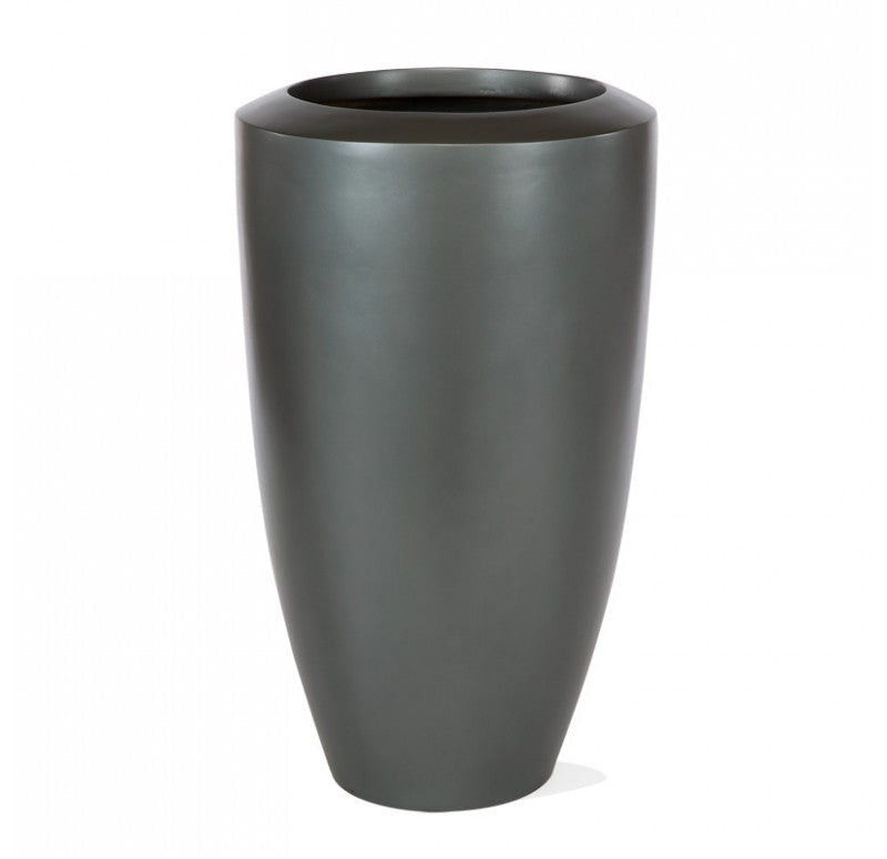 Barrel Planter - Pewter | Planters, Troughs & Cachepots | Modishstore-2