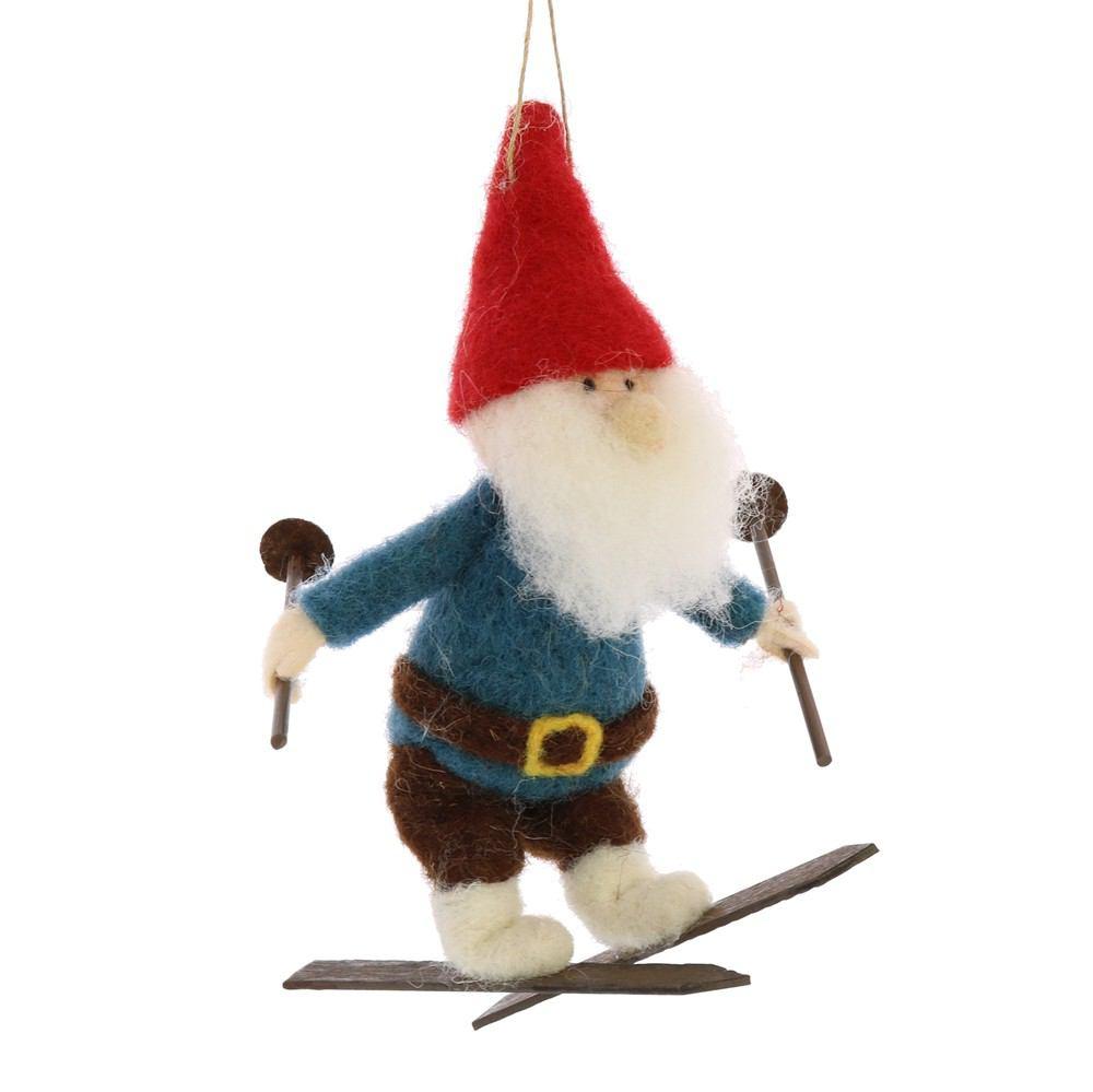HomArt Felt Gnome Ornaments - Set of 6-5