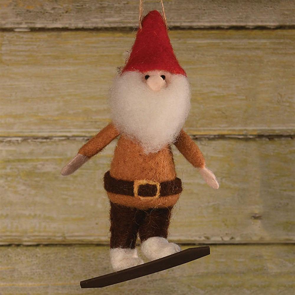 HomArt Felt Gnome Ornaments - Set of 6-8