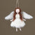 HomArt Felt Angel Ornament - Set of 6-6