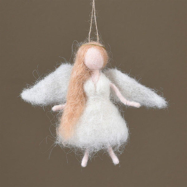 HomArt Felt Angel Ornament - Set of 6-8