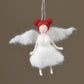 HomArt Felt Angel Ornament - Set of 6-9