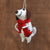 HomArt Felt Dog with Scarf - Set of 6 | Modishstore | Holiday