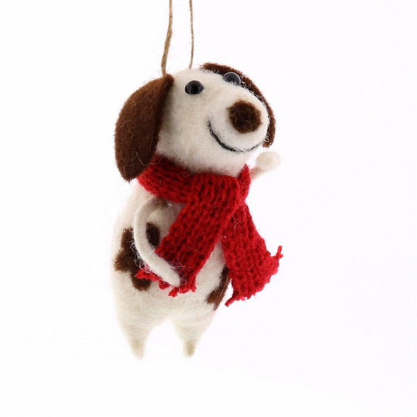HomArt Felt Dog with Scarf - Set of 6-2