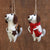HomArt Felt Dog with Scarf - Set of 6-4