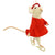 HomArt Ice Skating Mouse - Set Of 6-4