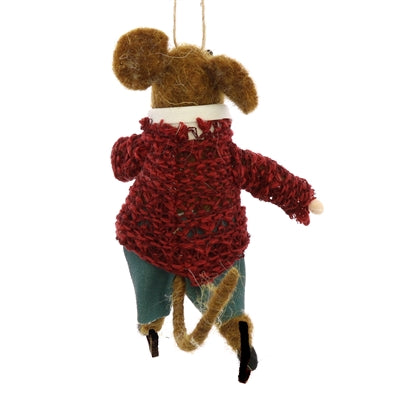 HomArt Ice Skating Mouse - Set Of 6-3