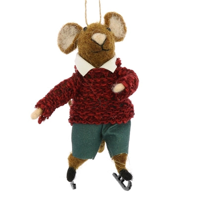 HomArt Ice Skating Mouse - Set Of 6-5