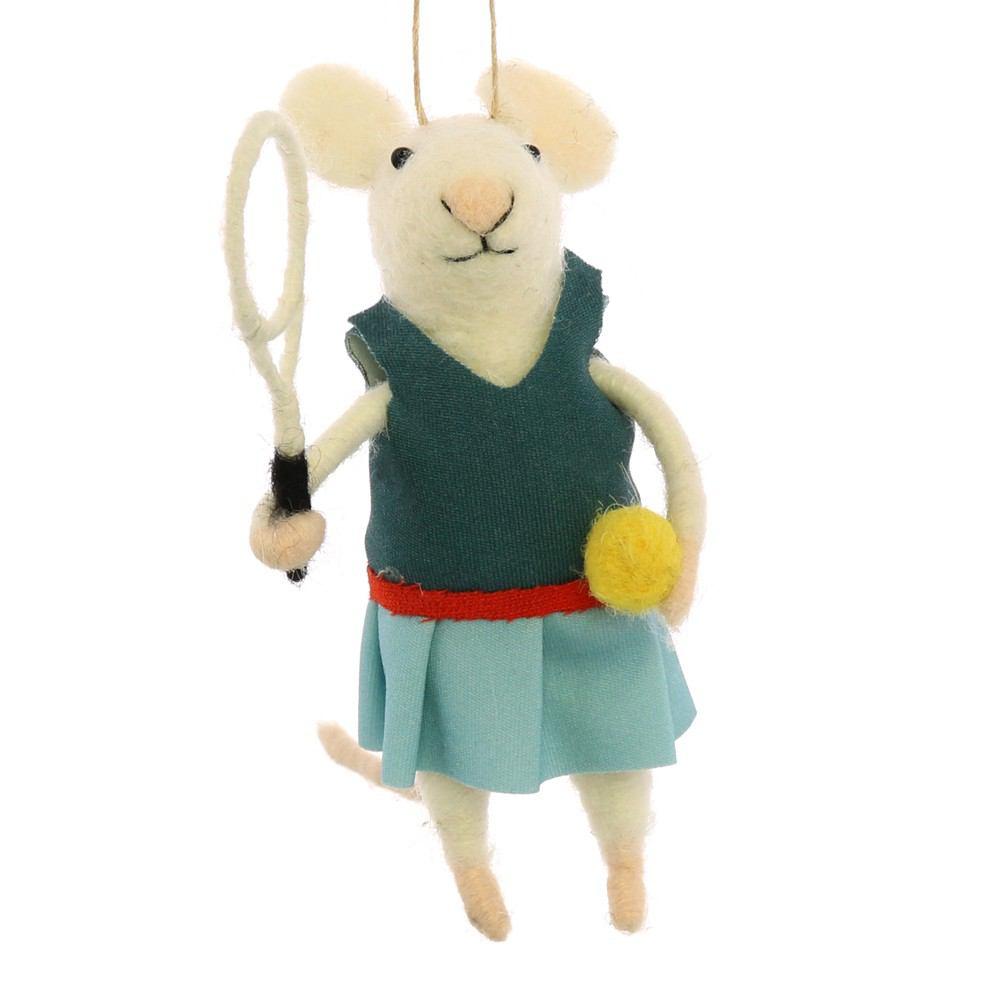 HomArt Tennis Player Gal Mouse - Set of 6 | Modishstore | Holiday